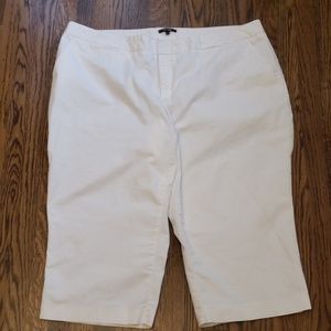 White capri pants